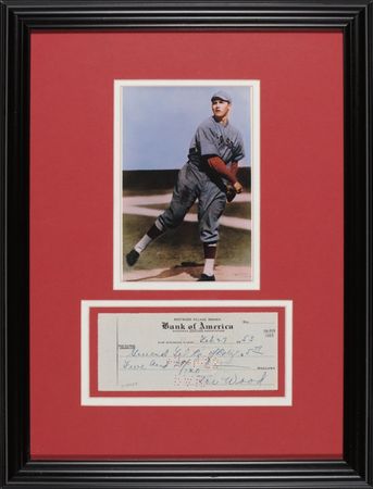 Lot #1557 Joe Wood Check - Image 1