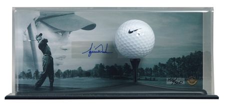 Lot #1561 Tiger Woods Upper Deck Display - Image 1