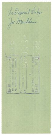 Lot #786 Buddy Holly and the Crickets: THAT’LL BE THE PAYDAY: Business checks endorsed by BUDDY HOLLY and the CRICKETS - Image 6