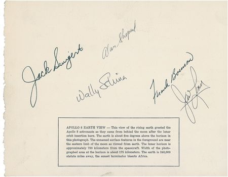 Lot #416 Apollo 8 Photograph Folder - Image 1
