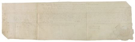Lot #195 John Dickinson Signed Document - Image 1