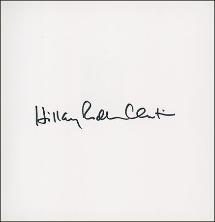 Lot #30 Hillary Clinton Book
