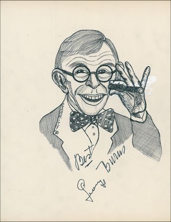 Lot #960 Celebrity Caricatures: FUNNY FACES: Collection of more than 100 signed caricatures, including Oscar winners, musical legends, and the ?original? Hulk himself - Image 7