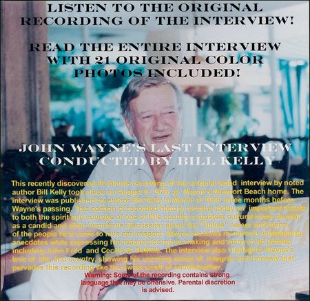 Lot #1230 John Wayne: INTO THE SUNSET: WAYNE writes to his final interviewer: ?I have an Army film to narrate, a Seabees film to narrate? - Image 3