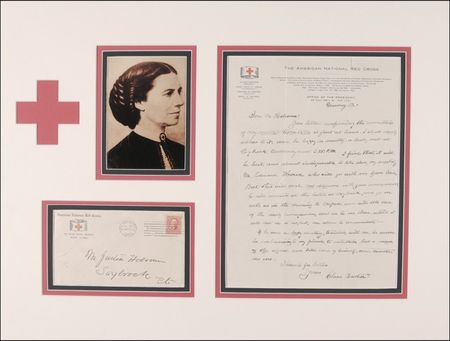 Lot #148 Clara Barton: On her private secretary: “A man of the world can take care of himself and trouble no one” - Image 1