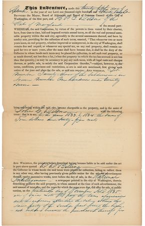 Lot #209 Peter Force Signed Document - Image 2