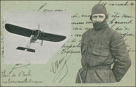 Lot #453 Louis Bleriot Signature - Image 1