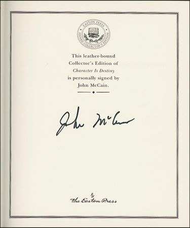 Lot #263 John McCain Book - Image 1
