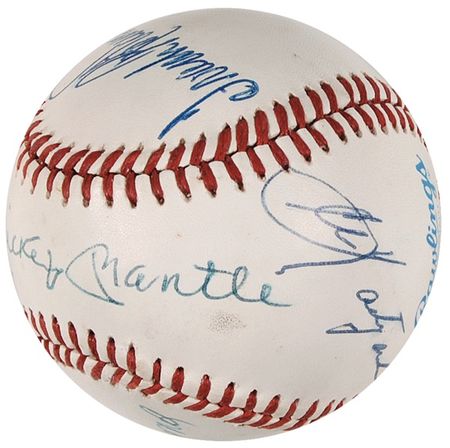 Lot #1287 Baseball: Triple Crown Winners Baseball - Image 2