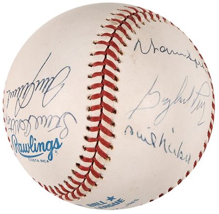 Lot #1273 Baseball: 300 Game Winners Baseball - Image 1