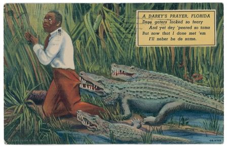 Lot #71 John F. Kennedy: ?READY FOR A GOOD CRY?: Young Senator JFK sends a startling racist postcard featuring ?A Darky?s Prayer? - Image 2