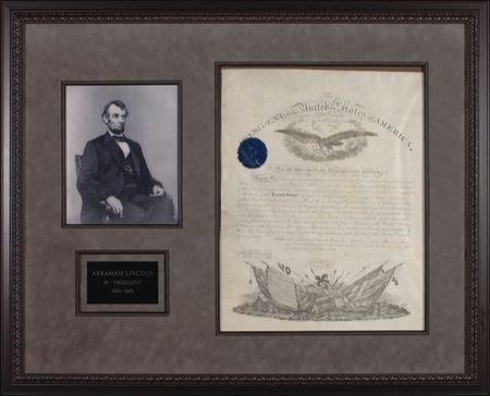 Lot #99 Abraham Lincoln: 1864: On the day he finally met Grant face to face, LINCOLN appoints a personal acquaintance who served on General Hooker?s staff - Image 1
