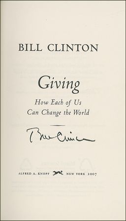 Lot #25 Bill Clinton Book