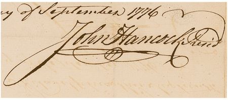 Lot #270 John Hancock: 1776: In the year he signed the Declaration of Independence, HANCOCK orders safe passage for a Continental Congressman and important supplier to the Army - Image 2