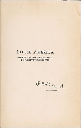 Lot #191 Richard E. Byrd Book - Image 1