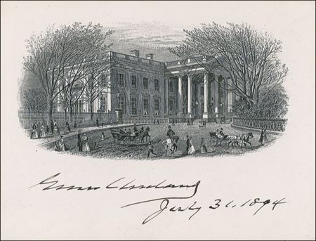 Lot #23 Grover Cleveland Engraving