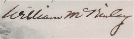 Lot #104 William McKinley Signed Document - Image 2
