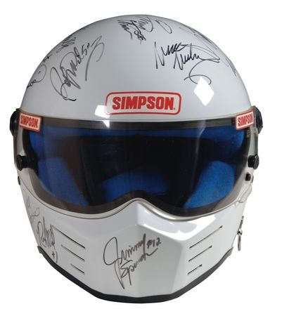 Lot #1354 NASCAR Racing: ‘The Intimidator’, Jarrett, Martin, Wallace, and D. W. sign to benefit a fallen brother - Image 1