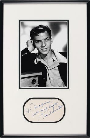 Lot #708 Frank Sinatra Signature - Image 1