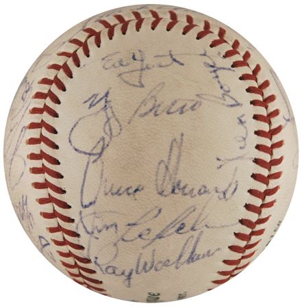 Lot #1331 Roger Maris and Hall of Famers Baseball - Image 4