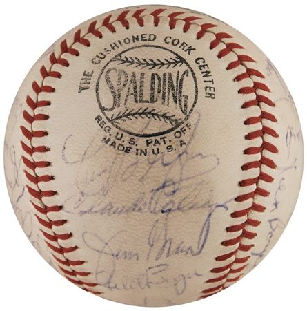 Lot #1331 Roger Maris and Hall of Famers Baseball - Image 5