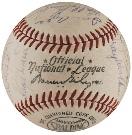 Lot #1331 Roger Maris and Hall of Famers Baseball - Image 6