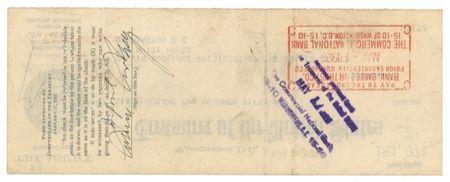 Lot #39 Calvin Coolidge: COOLIDGE endorses a presidential paycheck - Image 2