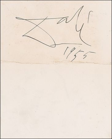 Lot #478 Salvador Dali Invitation - Image 1