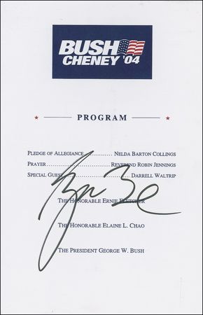 Lot #12 George W. Bush Program