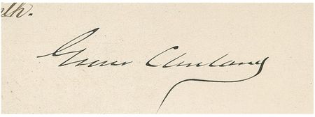 Lot #24 Grover Cleveland Signed Document - Image 2