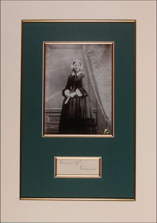 Lot #304 Florence Nightingale Signature - Image 1