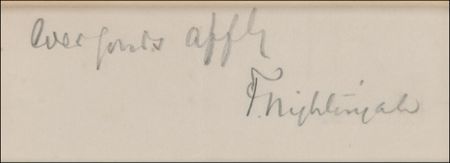 Lot #304 Florence Nightingale Signature - Image 2