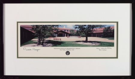 Lot #126 Ronald Reagan Signed Photograph - Image 1