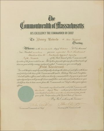 Lot #41 Calvin Coolidge Signed Document - Image 1