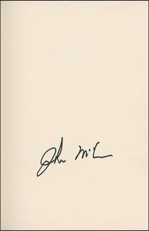 Lot #292 John McCain Book - Image 1