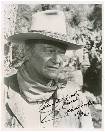 Lot #1159 John Wayne Signed Photograph - Image 1