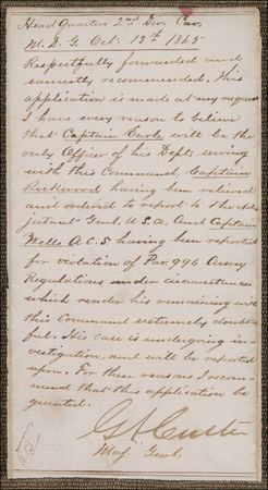 Lot #352 George A. Custer: THE WAGERS OF SIN: CUSTER shakes up the ranks after a gambling incident - Image 2