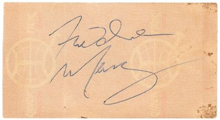 Lot #674 Freddie Mercury Concert Ticket - Image 1