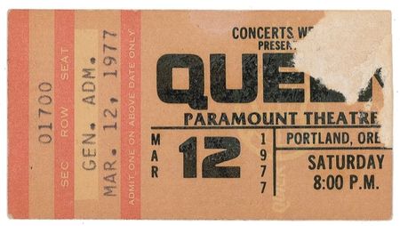Lot #674 Freddie Mercury Concert Ticket - Image 2