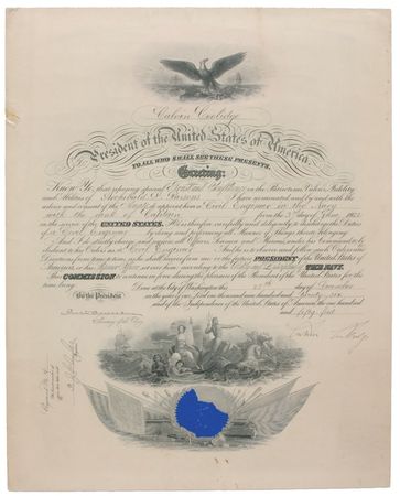 Lot #42 Calvin Coolidge Signed Document - Image 1