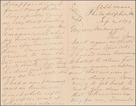 Lot #378 John A. Lejeune Handwritten Letter Signed - Image 1