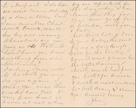 Lot #378 John A. Lejeune Handwritten Letter Signed - Image 3