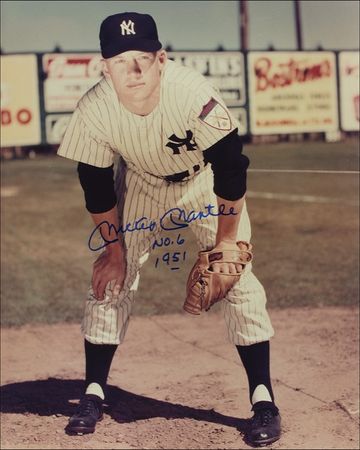 Lot #1324 Mickey Mantle Signed Photograph - Image 1