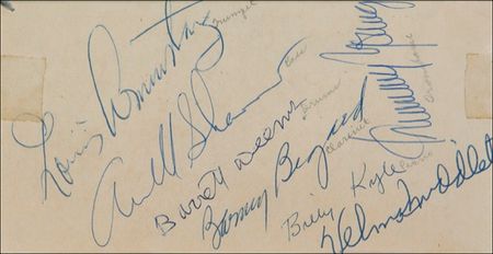 Lot #585 Louis Armstrong Signature - Image 2