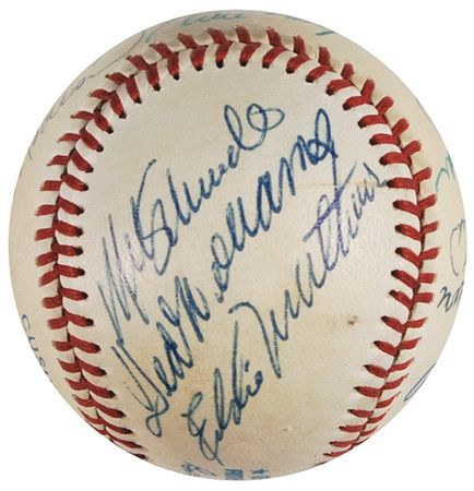 Lot #1202 Baseball: 500 Home Run Club Baseball - Image 3