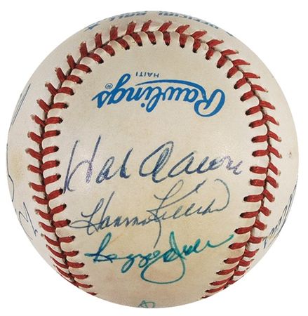 Lot #1202 Baseball: 500 Home Run Club Baseball - Image 4