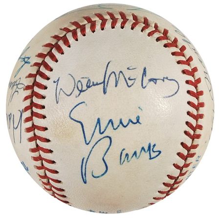 Lot #1202 Baseball: 500 Home Run Club Baseball - Image 5
