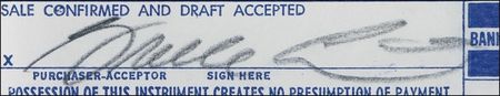 Lot #968 Bruce Lee Credit Card Receipt - Image 2