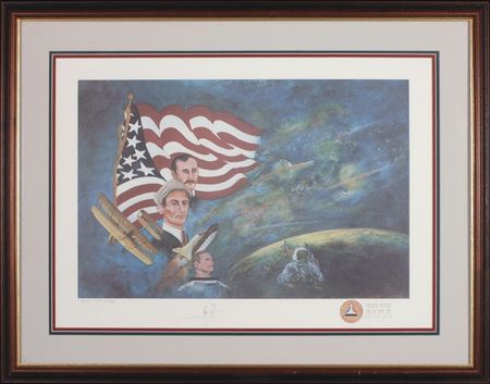 Lot #422 Neil Armstrong Print - Image 1