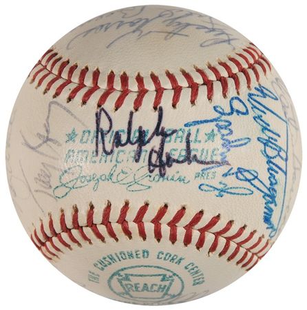 Lot #1349 Thurman Munson and the NY Yankees: Munson and his ‘72 Yankee teammates - Image 6